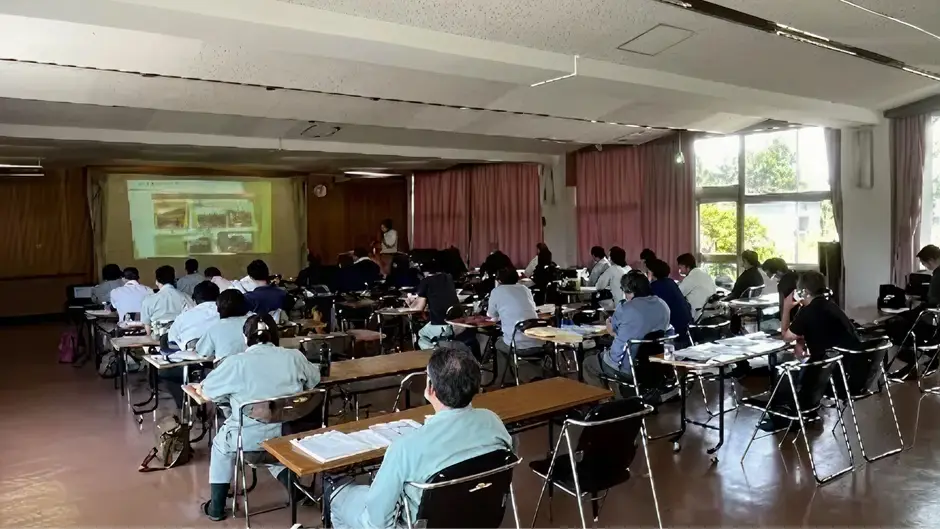 【写真】市町職員への座学研修の様子