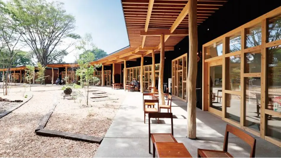 とちぎ材を活用した建築事例：GOOD NEWS NEIGHBORS